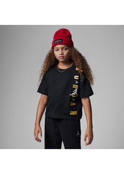 T-shirt dla dużych dzieci Jordan „Time To Shine” Tee - Czerń ze sklepu Nike poland w kategorii T-shirty chłopięce - zdjęcie 161944327
