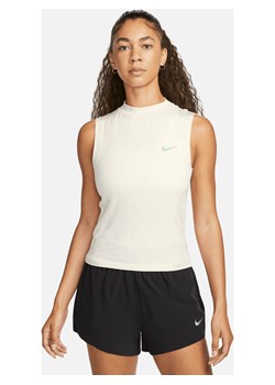 Damska koszulka bez rękawów Nike Running Division - Brązowy ze sklepu Nike poland w kategorii Bluzki damskie - zdjęcie 161944346