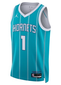 Koszulka męska Jordan Dri-FIT NBA Swingman Charlotte Hornets Icon Edition 2022/23 - Niebieski ze sklepu Nike poland w kategorii T-shirty męskie - zdjęcie 161944379