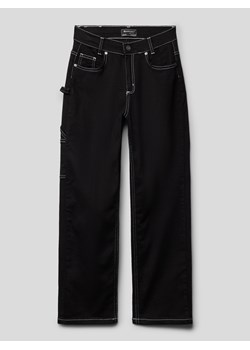 Jeansy z ozdobnymi szlufkami ze sklepu Peek&Cloppenburg  w kategorii Spodnie chłopięce - zdjęcie 161945268
