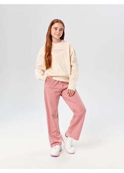 Sinsay - Spodnie dresowe - różowy ze sklepu Sinsay w kategorii Spodnie dziewczęce - zdjęcie 161953208