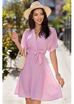 Sukienka SOLMIA PINK ze sklepu Ivet Shop w kategorii Sukienki - zdjęcie 161955517