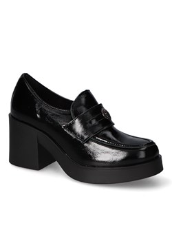 Półbuty Lemar 20148 Naplak Czarny+cn ze sklepu Arturo-obuwie w kategorii Półbuty damskie - zdjęcie 161967305