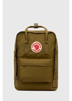 Fjallraven plecak kolor zielony duży gładki 23524-631 ze sklepu PRM w kategorii Plecaki - zdjęcie 161969188