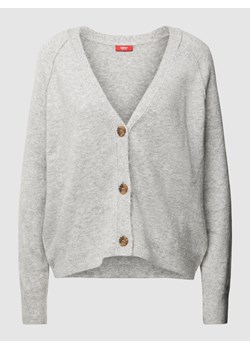 Kurtka z dzianiny z dekoltem w serek ze sklepu Peek&Cloppenburg  w kategorii Swetry damskie - zdjęcie 161969345