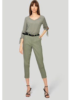 Spodnie damskie oliwkowe 7/8 ze sklepu 5.10.15 w kategorii Spodnie damskie - zdjęcie 161972029