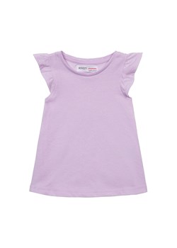 Fioletowa bluzka bawełniana dziewczęca z falbankami ze sklepu 5.10.15 w kategorii Bluzki dziewczęce - zdjęcie 161972046
