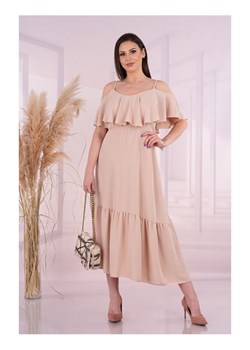 Długa sukienka Merribel Sunlov Beige one size ze sklepu 5.10.15 w kategorii Sukienki - zdjęcie 161972276