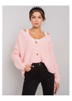 Oversizowy sweter damski - jasny róż ze sklepu 5.10.15 w kategorii Swetry damskie - zdjęcie 161972977