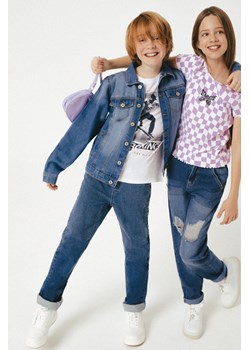 Kurtka jeansowa dla chłopca - niebieska ze sklepu 5.10.15 w kategorii Kurtki chłopięce - zdjęcie 161983407