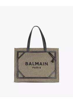 Balmain Płócienna torba khaki ze sklepu Moliera2.com w kategorii Torby Shopper bag - zdjęcie 161984516