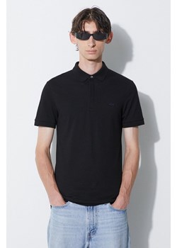 Lacoste polo męski kolor czarny gładki PH5522-001 ze sklepu PRM w kategorii T-shirty męskie - zdjęcie 161985229