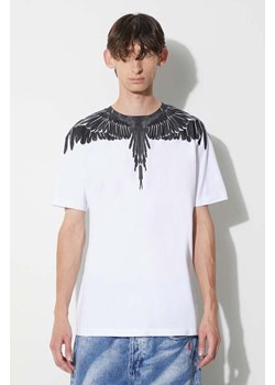 Marcelo Burlon t-shirt bawełniany Icon Wings kolor biały z nadrukiem ze sklepu PRM w kategorii T-shirty męskie - zdjęcie 161985239