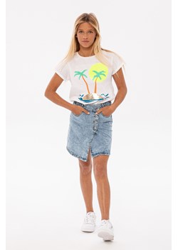 Krótka spódniczka jeansowa dla dziewczynki ze sklepu 5.10.15 w kategorii Spódnice dziewczęce - zdjęcie 161985728