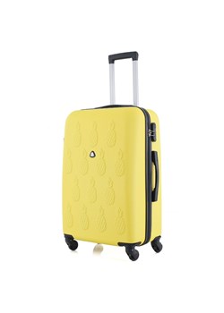 Średnia twarda walizka (47 L) żółta - 60x38x25 cm ze sklepu 5.10.15 w kategorii Walizki - zdjęcie 161985835