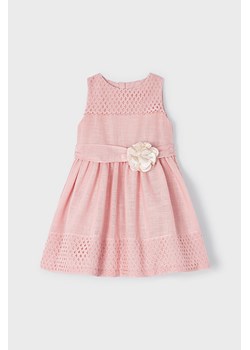 Sukienka dla dziewczynki Mayoral - różowa ze sklepu 5.10.15 w kategorii Sukienki dziewczęce - zdjęcie 161987376