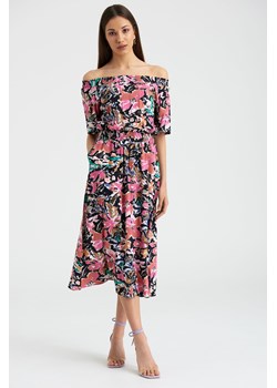 Sukienka damska typu hiszpanka w kwiaty ze sklepu 5.10.15 w kategorii Sukienki - zdjęcie 161987538