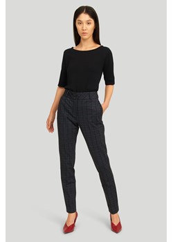 Klasyczne spodnie damskie w paski brązowe ze sklepu 5.10.15 w kategorii Spodnie damskie - zdjęcie 161988239
