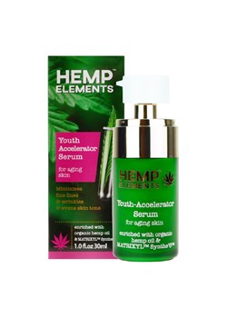 Hemp Elements Skin Youth Accelerator serum do twarzy z olejem konopnym 30ml ze sklepu 5.10.15 w kategorii Serum do twarzy - zdjęcie 161989155