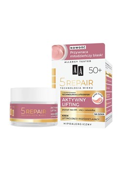 AA Technologia Wieku 5Repair 50+ Aktywny Lifting krem na dzień liftingująco-rozświetlający 50 ml ze sklepu 5.10.15 w kategorii Kremy do twarzy - zdjęcie 161995049