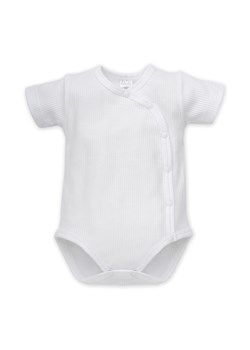Body kopertowe niemowlęce z krótkim rękawem białe ze sklepu 5.10.15 w kategorii Body niemowlęce - zdjęcie 161995298