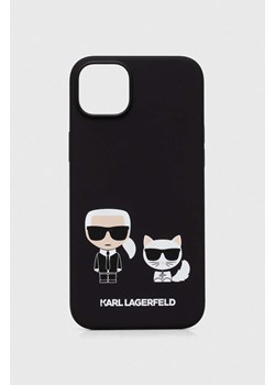 Karl Lagerfeld etui na telefon iPhone 14 Plus 6,7 kolor czarny ze sklepu ANSWEAR.com w kategorii Etui - zdjęcie 161998615