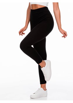 Spodnie damskie legginsy 235PLR - czarne ze sklepu Edoti w kategorii Spodnie damskie - zdjęcie 161999685