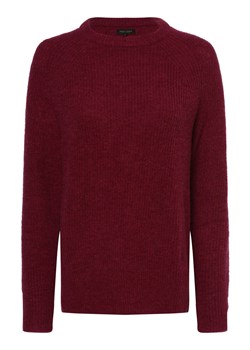 Marie Lund Sweter damski z dodatkiem moheru Kobiety purpurowy jednolity ze sklepu vangraaf w kategorii Swetry damskie - zdjęcie 162005476