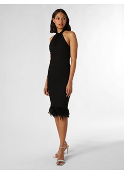 Lipsy Damska sukienka wieczorowa Kobiety wiskoza czarny jednolity ze sklepu vangraaf w kategorii Sukienki - zdjęcie 162005585
