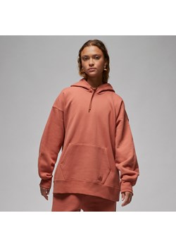 Damska bluza z kapturem Jordan Flight Fleece - Pomarańczowy ze sklepu Nike poland w kategorii Bluzy damskie - zdjęcie 162008376
