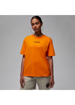T-shirt damski Paris Saint-Germain - Pomarańczowy ze sklepu Nike poland w kategorii Bluzki damskie - zdjęcie 162008385