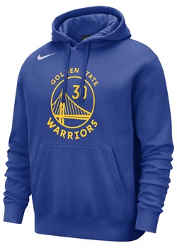 Męska bluza z kapturem NBA Nike Golden State Warriors Club - Niebieski ze sklepu Nike poland w kategorii Bluzy męskie - zdjęcie 162008399