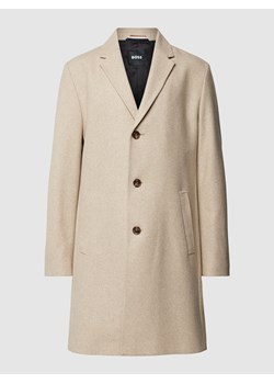 Płaszcz z listwą guzikową model ‘Hyde’ ze sklepu Peek&Cloppenburg  w kategorii Płaszcze męskie - zdjęcie 162009268