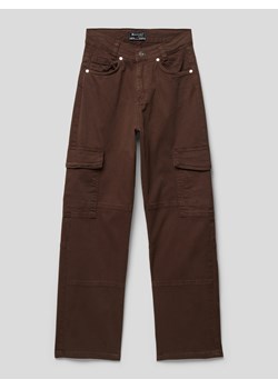 Spodnie cargo zapinane na guzik i zamek błyskawiczny ze sklepu Peek&Cloppenburg  w kategorii Spodnie chłopięce - zdjęcie 162018378