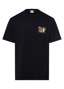 Tommy Jeans T-shirt męski Mężczyźni Bawełna granatowy nadruk ze sklepu vangraaf w kategorii T-shirty męskie - zdjęcie 162018557