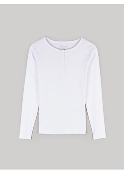 GATE T-shirt damski w jednolitym kolorze z długimi rękawami 36 ze sklepu gateshop w kategorii Bluzki damskie - zdjęcie 162020086
