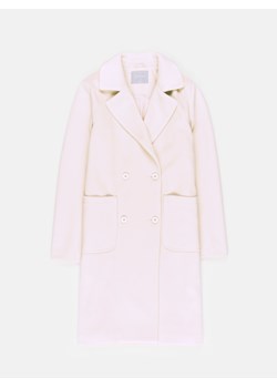 GATE Damski długi płaszcz z kieszeniami na guziki 34 ze sklepu gateshop w kategorii Płaszcze damskie - zdjęcie 162022239