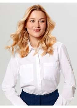 Sinsay - Koszula bawełniana - biały ze sklepu Sinsay w kategorii Koszule damskie - zdjęcie 162022748