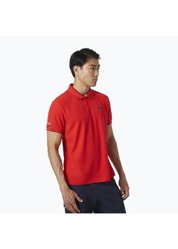 Koszulka polo męska Helly Hansen Ocean Polo alert red ze sklepu sportano.pl w kategorii T-shirty męskie - zdjęcie 162022956