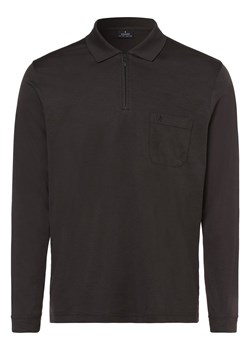 Ragman Męska koszulka polo Mężczyźni Bawełna antracytowy jednolity ze sklepu vangraaf w kategorii T-shirty męskie - zdjęcie 162025249