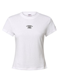 Tommy Jeans T-shirt damski Kobiety biały nadruk ze sklepu vangraaf w kategorii Bluzki damskie - zdjęcie 162030507