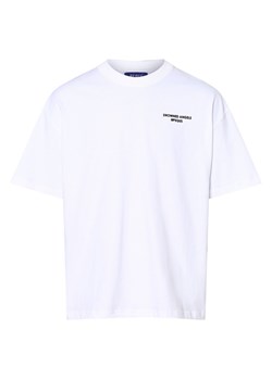 PEQUS T-shirt męski Mężczyźni Bawełna biały nadruk ze sklepu vangraaf w kategorii T-shirty męskie - zdjęcie 162030528