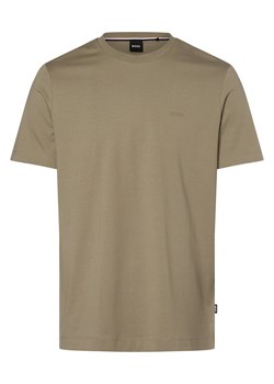 BOSS T-shirt męski Mężczyźni Bawełna trzcinowy jednolity ze sklepu vangraaf w kategorii T-shirty męskie - zdjęcie 162030585