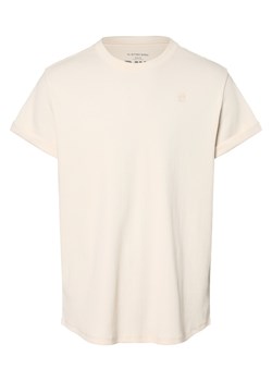 G-Star RAW T-shirt męski Mężczyźni Bawełna écru jednolity ze sklepu vangraaf w kategorii T-shirty męskie - zdjęcie 162030826