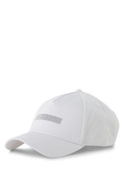 Calvin Klein Męska czapka z daszkiem Mężczyźni Bawełna biały jednolity ze sklepu vangraaf w kategorii Czapki z daszkiem męskie - zdjęcie 162030925
