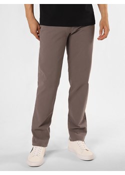 BRAX Spodnie Mężczyźni Bawełna szary jednolity ze sklepu vangraaf w kategorii Spodnie męskie - zdjęcie 162031119