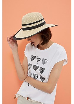 Damski kapelusz słomkowy z szerokim rondem ze sklepu 5.10.15 w kategorii Kapelusze damskie - zdjęcie 162033086