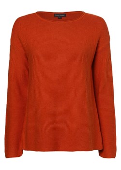 Franco Callegari Sweter damski Kobiety Bawełna pomarańczowy jednolity ze sklepu vangraaf w kategorii Swetry damskie - zdjęcie 162035097