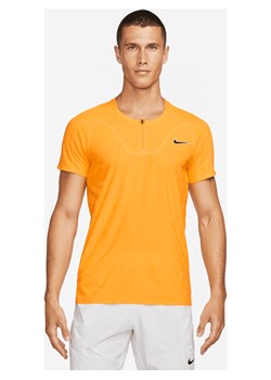 Męska koszulka polo do tenisa NikeCourt Dri-FIT ADV Slam - Żółty ze sklepu Nike poland w kategorii T-shirty męskie - zdjęcie 162037509