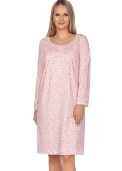 Bawełniana koszula nocna różowa Plus Size 008, Kolor różowy, Rozmiar 4XL, Regina ze sklepu Primodo w kategorii Koszule nocne - zdjęcie 162038348